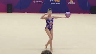 Stiliana Nikolova ball  live 1 week before rhythmic gymnastics FIG 40th world championships [upl. by Troxell666]