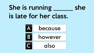 Connectors in English  Grammar Test [upl. by Micky]