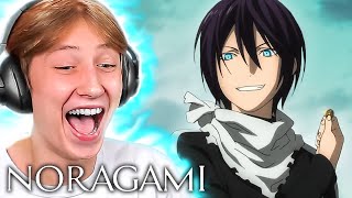 MY FIRST TIME WATCHING NORAGAMI  Noragami Episode 1 amp 2 Reaction [upl. by Kcirdde]