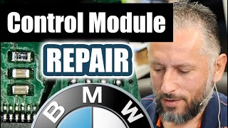 BMW Module Repair Replacing a 144pin Rom chip with Conformal Coating [upl. by Zamir629]