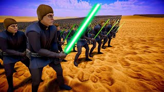 20 MILLION ORCS vs 60000 LUKE SKYWALKER Return of the Jedi  Ultimate Epic Battle Simulator 2 [upl. by Grote851]