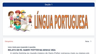 PROVA PAULISTA 2024  LÍNGUA PORTUGUESA  9⁰ ANO EF [upl. by Desirae]