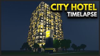 MODERN HOTEL  Minecraft Timelapse With Download [upl. by Clercq]