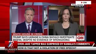 Even Jake Tapper Was Surprised By Kamalas Comments [upl. by Evey278]