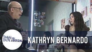 TWBA Kathryn Bernardo on her bashers calling her quotpabebequot [upl. by Htor]