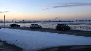 Timelaps Lake freighters Detroit River [upl. by Hoffmann]