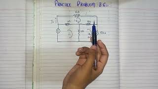 Mesh analysis  Example 36 Practice problem 36 [upl. by Marilee]