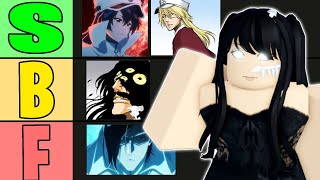 Type Soul Full UPDATED SchriftVolt Tier list [upl. by Naitsirhc]