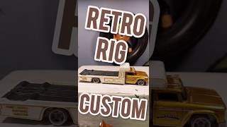 Custom Retro Rig hot wheels diecast shorts [upl. by Sualohcin]