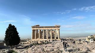 Parthenon Acropolis Athens Greece January 17 2024 at 1033 [upl. by Sean]