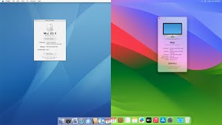 Running Mac OS X Tiger and macOS Sonoma on the same computer Hackintosh [upl. by Annayrb]