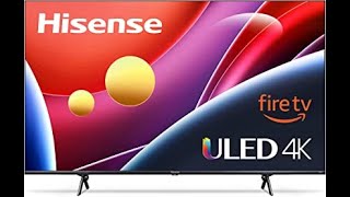 Unboxing Hisense 58inch ULED U6 Series Quantum Dot LED 4K UHD Smart Fire TV 58U6HF 2022 Model Re [upl. by Lesley]