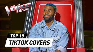 The BEST TIKTOK Songs Covers on The Voice [upl. by Kilah]