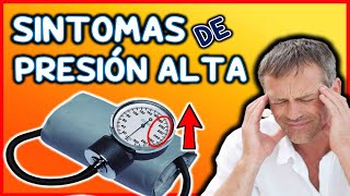 Qué SINTOMAS tiene la PRESIÓN ARTERIAL alta  ¿Cómo DETECTARLOS [upl. by Llatsyrc14]