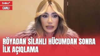 Röya Moskvada silahlı hücum baş verən ərazidə hadisə anından danışır  CANLI [upl. by Enined]