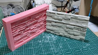 How to make fake stones wall cladding for home walls decoration [upl. by Liris]