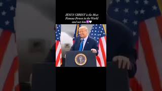 Trump mentions jesus in public [upl. by Diantha]