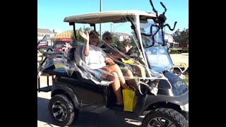 Jamaica Beach Halloween Golf Cart Parade October 26 2024 [upl. by Yehus]