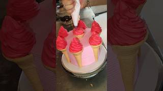 cake cakeideas cakedecorating cakedesign Ice cream [upl. by Avrit806]