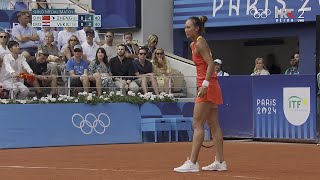 Qinwen Zheng vs Donna Vekic Olympic Games 2024 Final 🏆  Tennis Highlights 🔴 [upl. by Eliades]