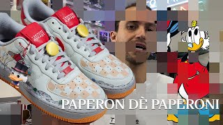 Sneakers Custom Paperon Dè Paperoni  AF1  Tommaso Romani [upl. by Akimert383]