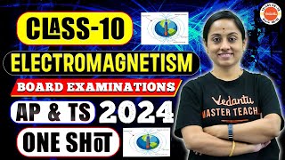 Electromagnetism  one shot  Board Examinations 2024 KRD Maam  K Ramadevi  SSC Physics 2025 [upl. by Sedlik307]