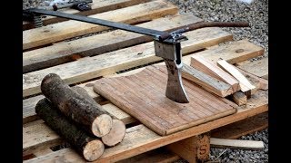 DIY  How To Make A Firewood Splitter Kindling [upl. by Jemimah]