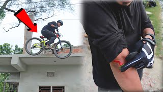 Bicycle Stunt Crush stunt [upl. by Cindi]