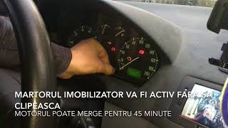 Pornire de urgenta a masinii martor imobilizator activat caz skoda fabia 1 [upl. by Mickey]