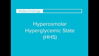 Hyperosmolar Hyperglycemic state  Definition pathophysiology Clinical features Diagnosis Treatm [upl. by Enner]