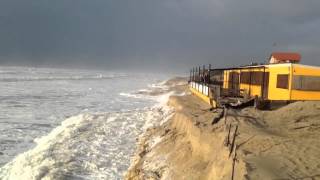 Tempête Biscarrosse 3 mars 2014 [upl. by Caiaphas]