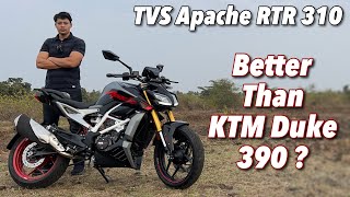 2024 TVS Apache RTR 310 Review  Better Than KTM Duke 250 [upl. by Ernesto]