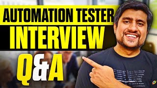 Top 5 Interview Questions For an Automation Tester [upl. by Anaicul]