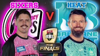 Sydney Sixers vs Brisbane Heat  BBL13 GRAND FINAL  Live Stream amp Commentary [upl. by Rosemari]