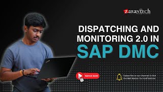 Dispatching and Monitoring 20 in SAP DMC Digital Manufacturing Cloud  ZaranTech [upl. by Ataymik]