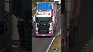 SCANIA 530S V8  Sharp Freight Int Ltd truckspotting [upl. by Hospers]