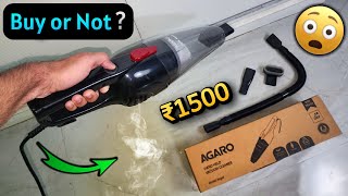 New Budget Vacuum Cleaner for Home amp Car  AGARO Regal Unboxing amp Review [upl. by Mchenry]