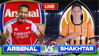 Arsenal vs Shakhtar Donetsk LIVE Champions League Watch Along [upl. by Rabka82]