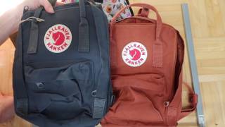 MINI FJALLRAVEN KANKEN and Jansport Half Pint  Backpack HAUL and reivew [upl. by Gustaf251]