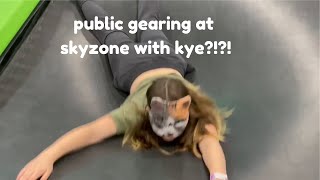 Very short public gearing vlog at skyzone ft Urlocaltrashpanda [upl. by Delly272]