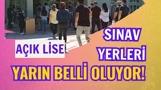 Açık Lise Sınav Yerleri Yarın Belli Oluyor Sınav Yeri Nasıl Öğrenilir Aol Sınav Giriş Belgesi [upl. by Reerg930]