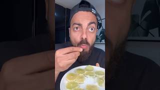 LIME CHALLENGE 💀🍋‍🟩lime challenge food funnyshorts shelove [upl. by Jotham652]