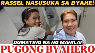 RASSEL NASUSUKA SA BYAHE  DUMATING NA NG MANILA PUGONG BYAHERO MAY NAKALIMUTAN DALHIN [upl. by Mimi]