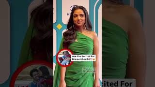 Ahsaas Channa Radiated Beauty In A Green Dress😍🙈ahsaaschanna trending bollywood [upl. by Ime]