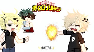 Mha react ships  1  MhaBnha  Gl2  Monomasrightfoot3 [upl. by Siugram]