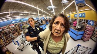 When Dumb Walmart Shoplifters Realize Theyve Been Caught [upl. by Aynot174]