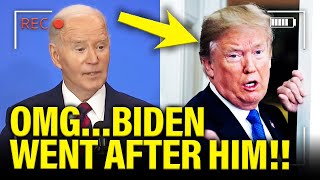 FED UP Biden PUBLICLY SHAMES Trump in Speech [upl. by Namzzaj]