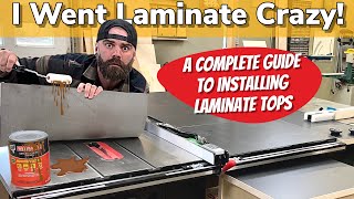 How to Install Laminate on Your Worktop  DIY Laminate Work Surfaces [upl. by Blair]