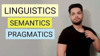 Linguistics  SEMANTICS and PRAGMATICS in hindi [upl. by Tiemroth]