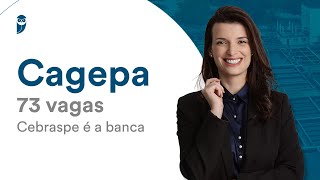 Concurso Cagepa  73 vagas Cebraspe é a banca [upl. by Tolecnal548]